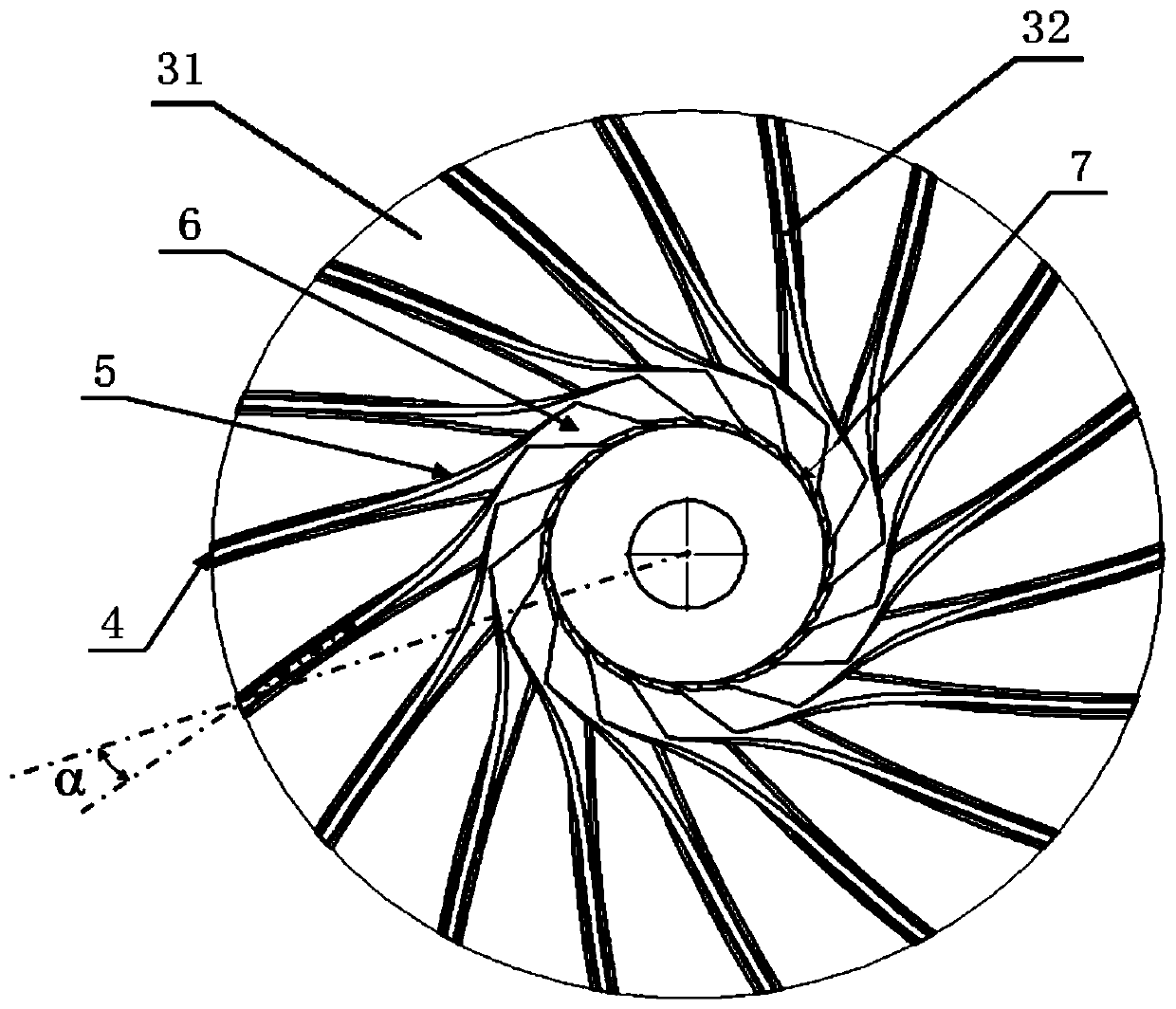 Megawatt supercritical carbon dioxide centripetal turbine device