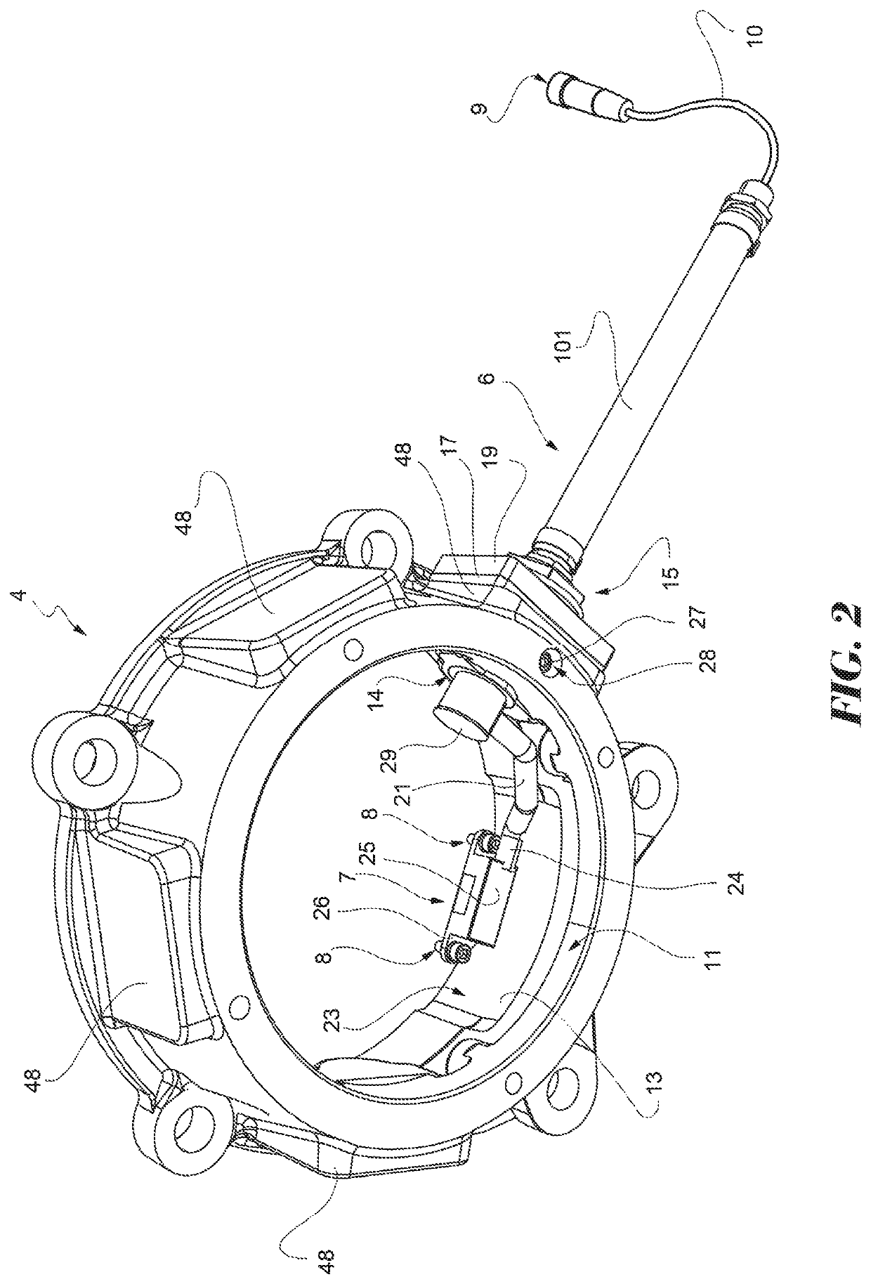 Sensorized axle box-bearing unit for supporting a railway axle