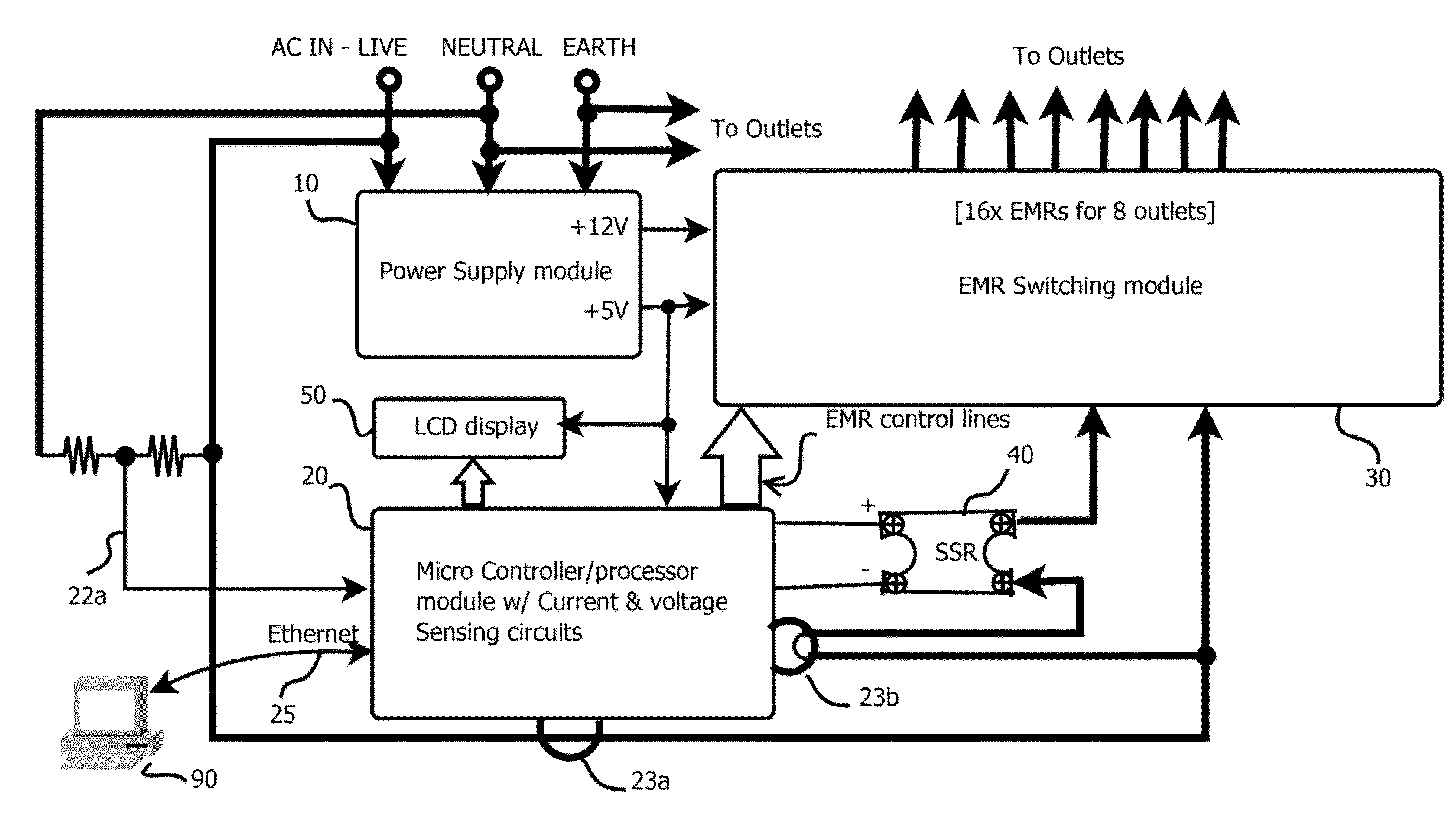 Reliable low-cost hybrid switch module for switched power distribution systems