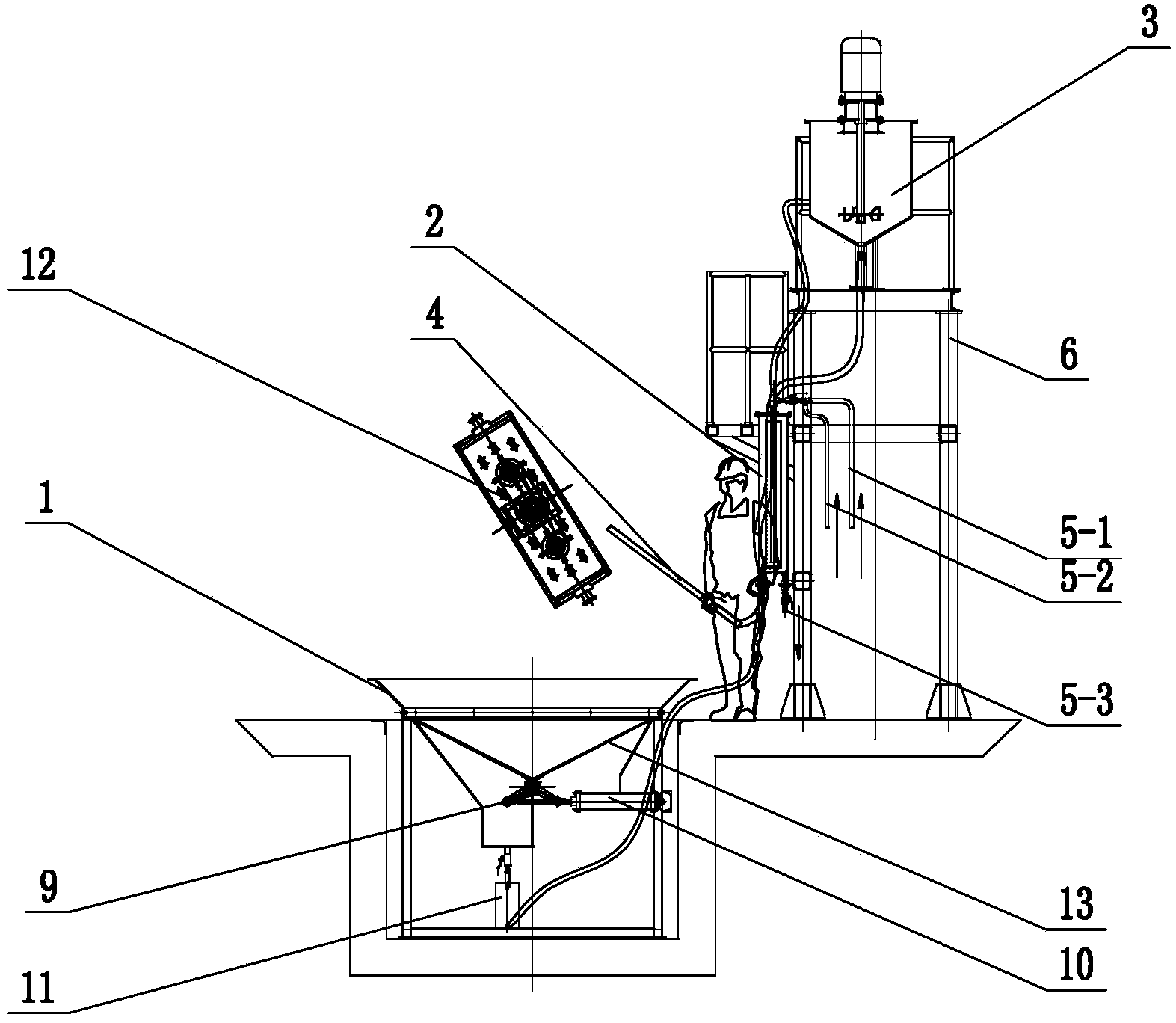 Cast flow coating system