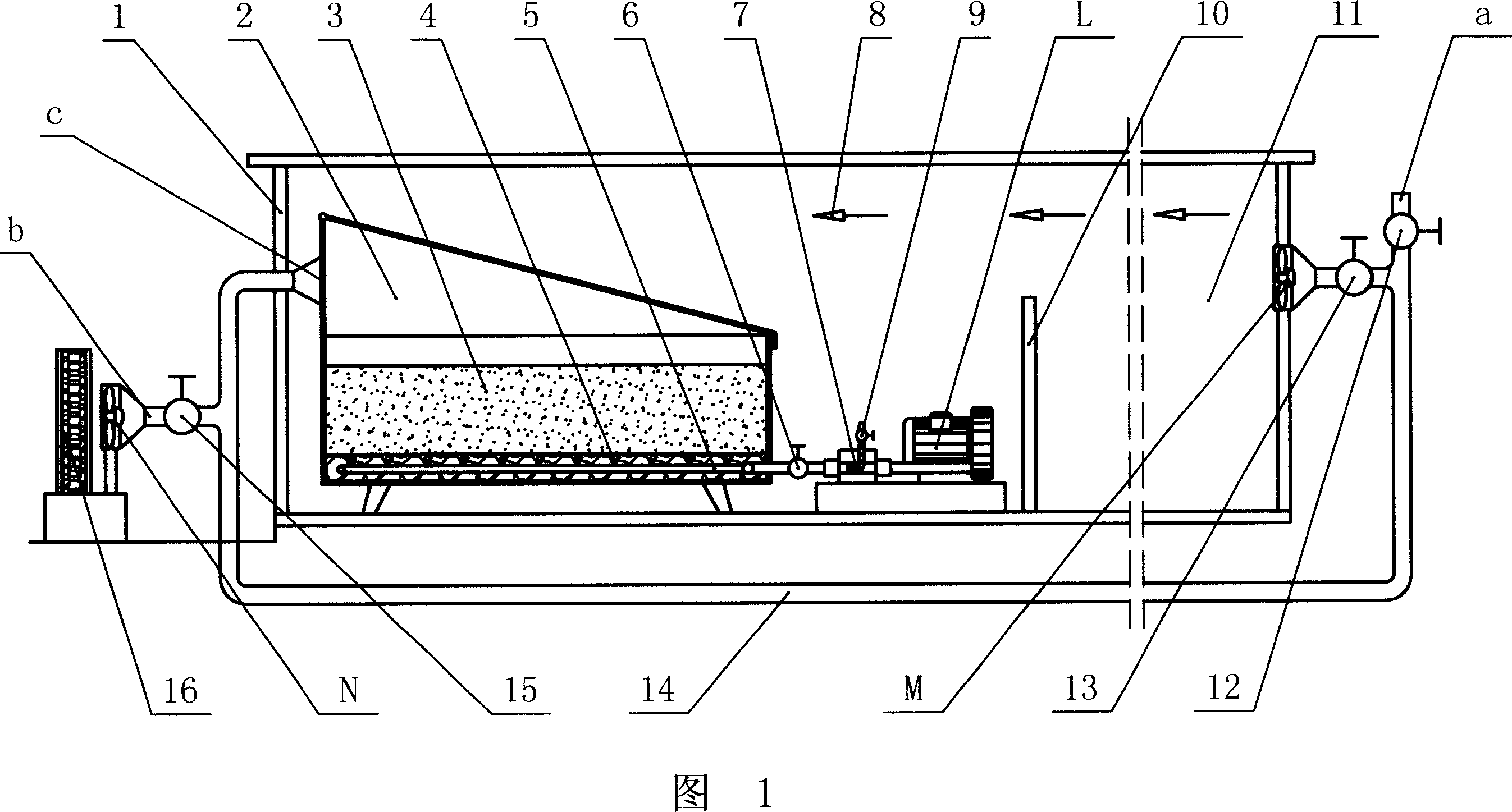 Biological filtering deodorizing device