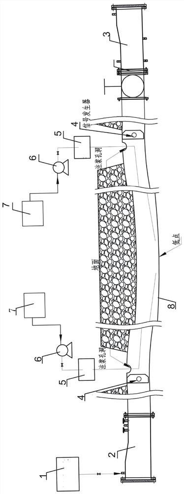 A plugging method for abandoned crude oil pipeline