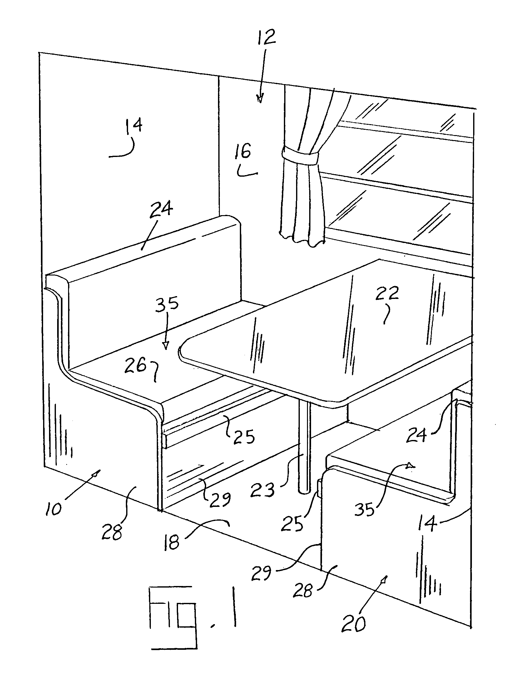 Fold-up seat