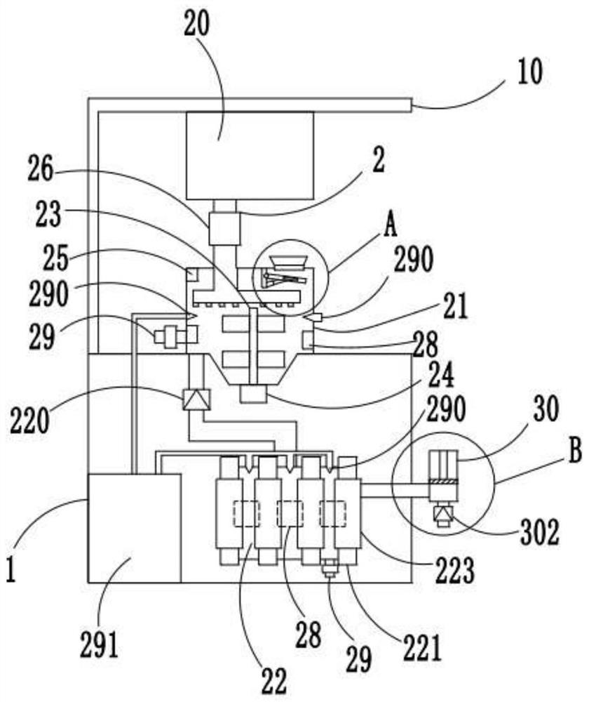 Dosage-controllable barium meal preparation device for imaging department