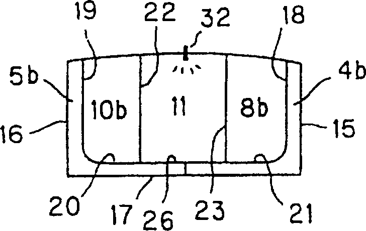 Usage method of ship structure for transporting oil and fresh water