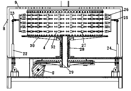 Device for preparing biochar by means of straw