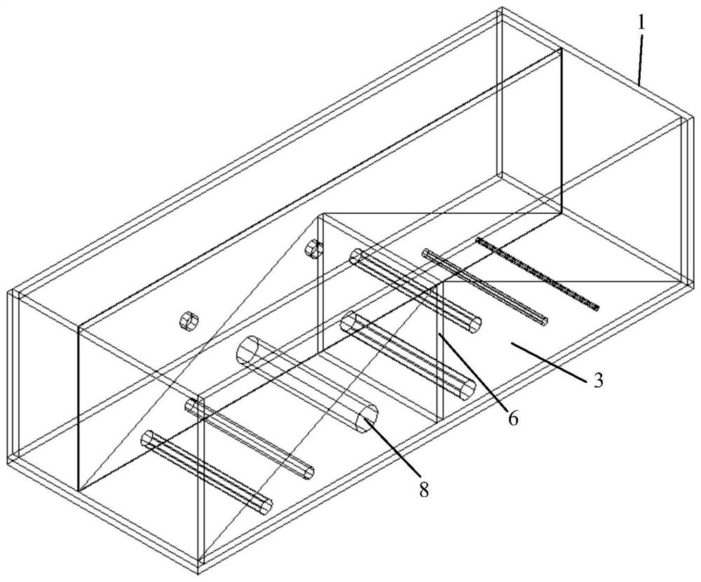 A simulation method and system for a centrifugal model test of a barrier dam