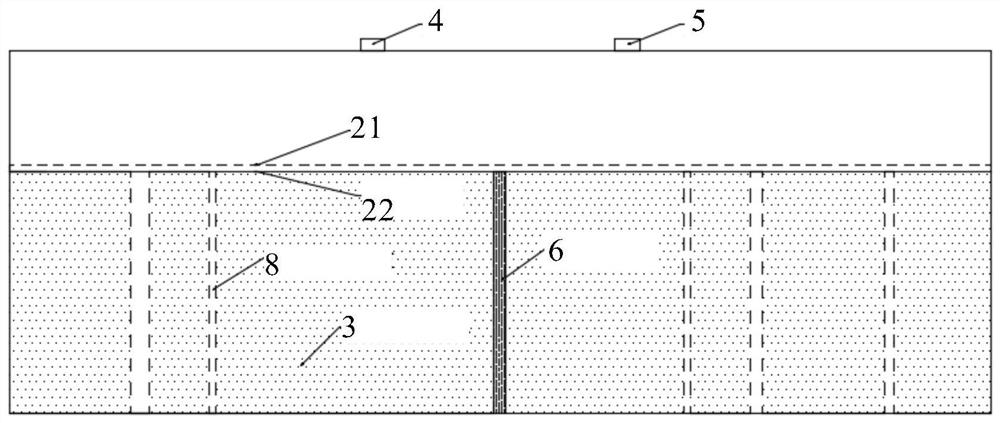 A simulation method and system for a centrifugal model test of a barrier dam