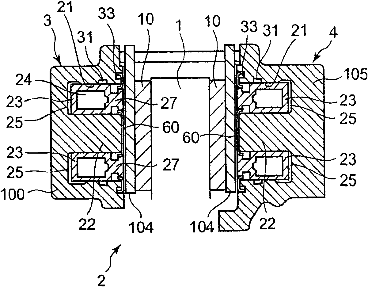 Brake caliper for disk brake