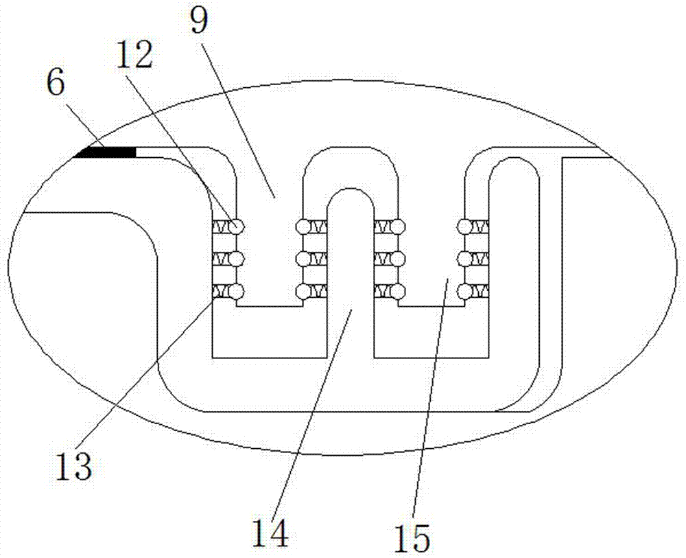 Waterproof column applied inelectronic field