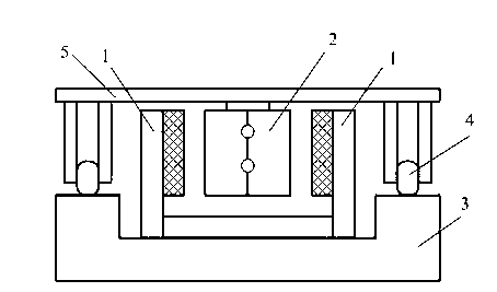 Bilateral mixed excitation type high-thrust linear synchronous motor