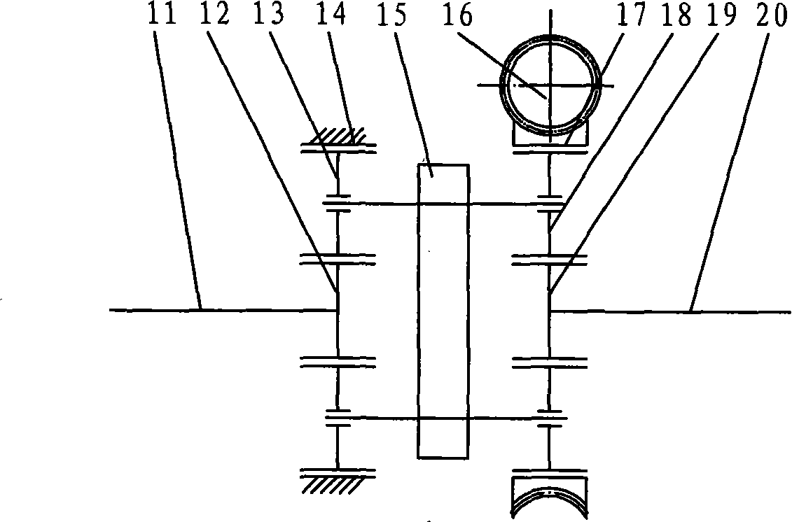 Active steering transmission device of active steering system of vehicle