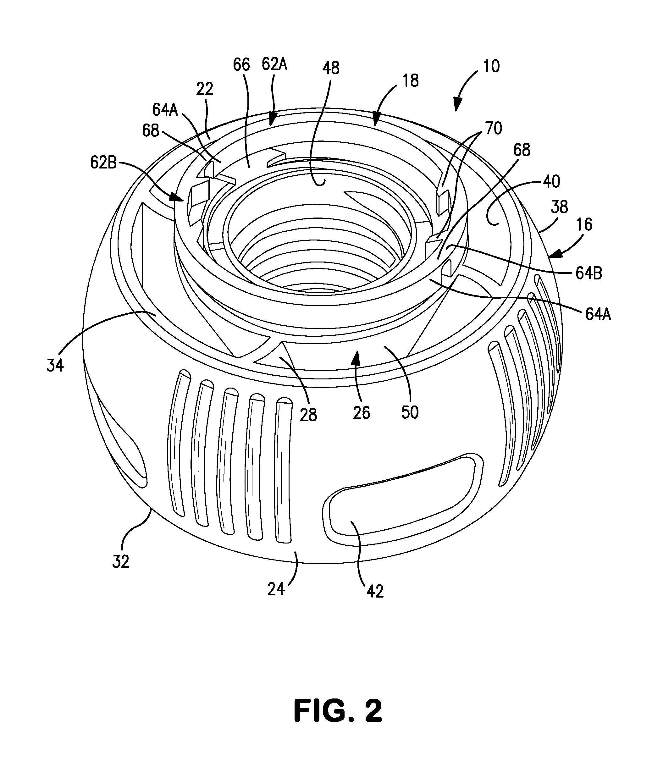 Cap, cap/container combination