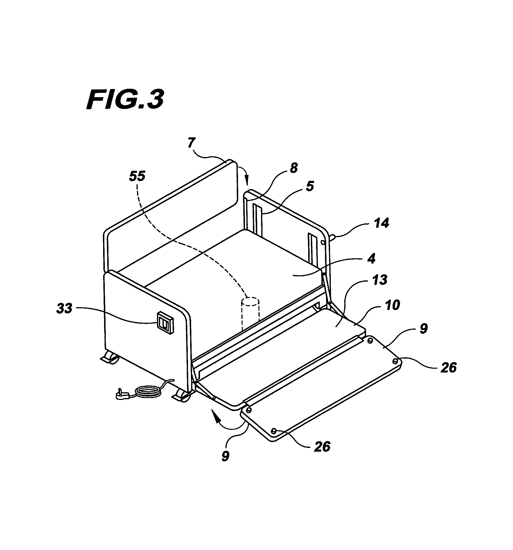 Convalescent bed