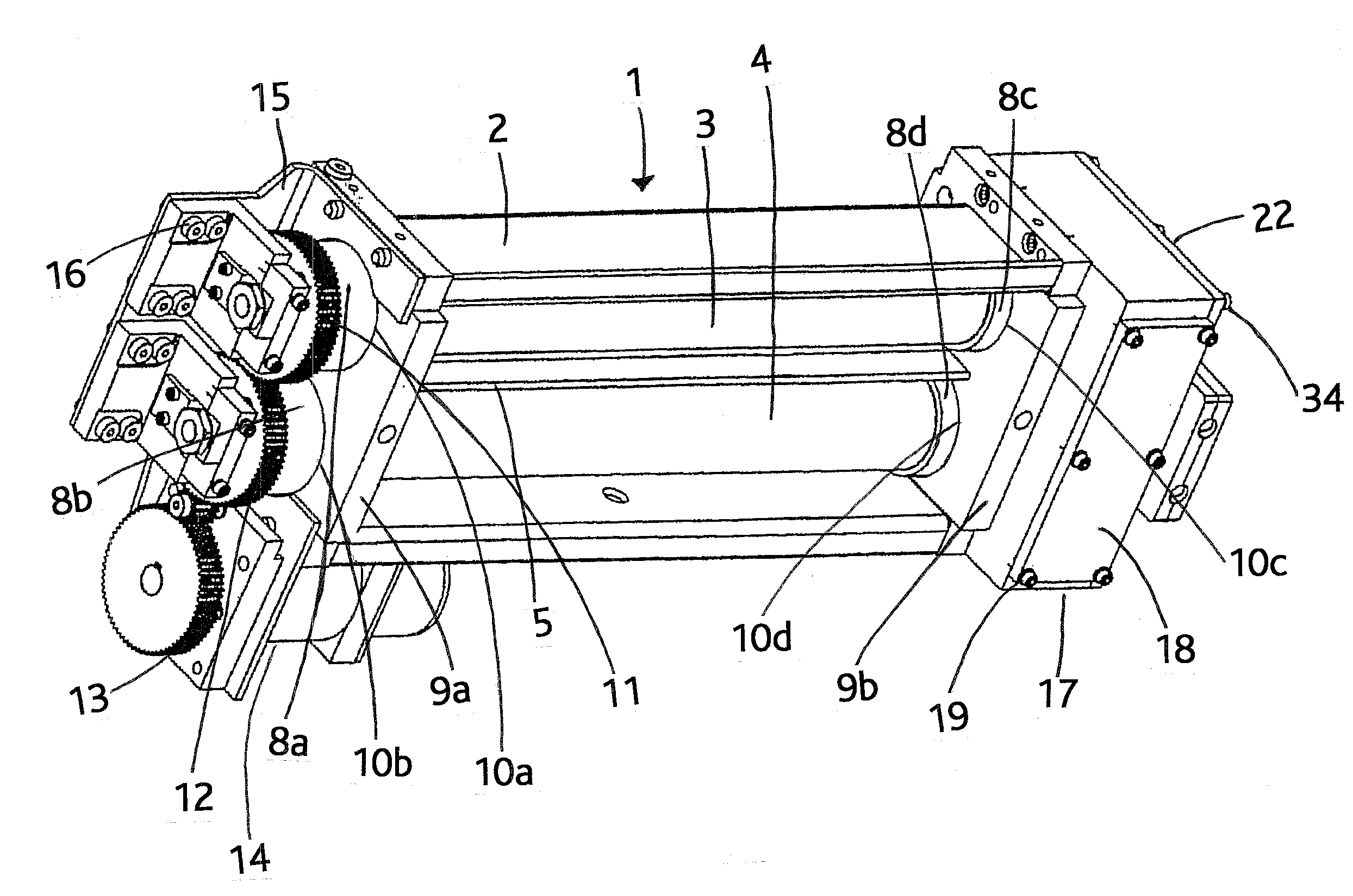 Apparatus for treating substrates