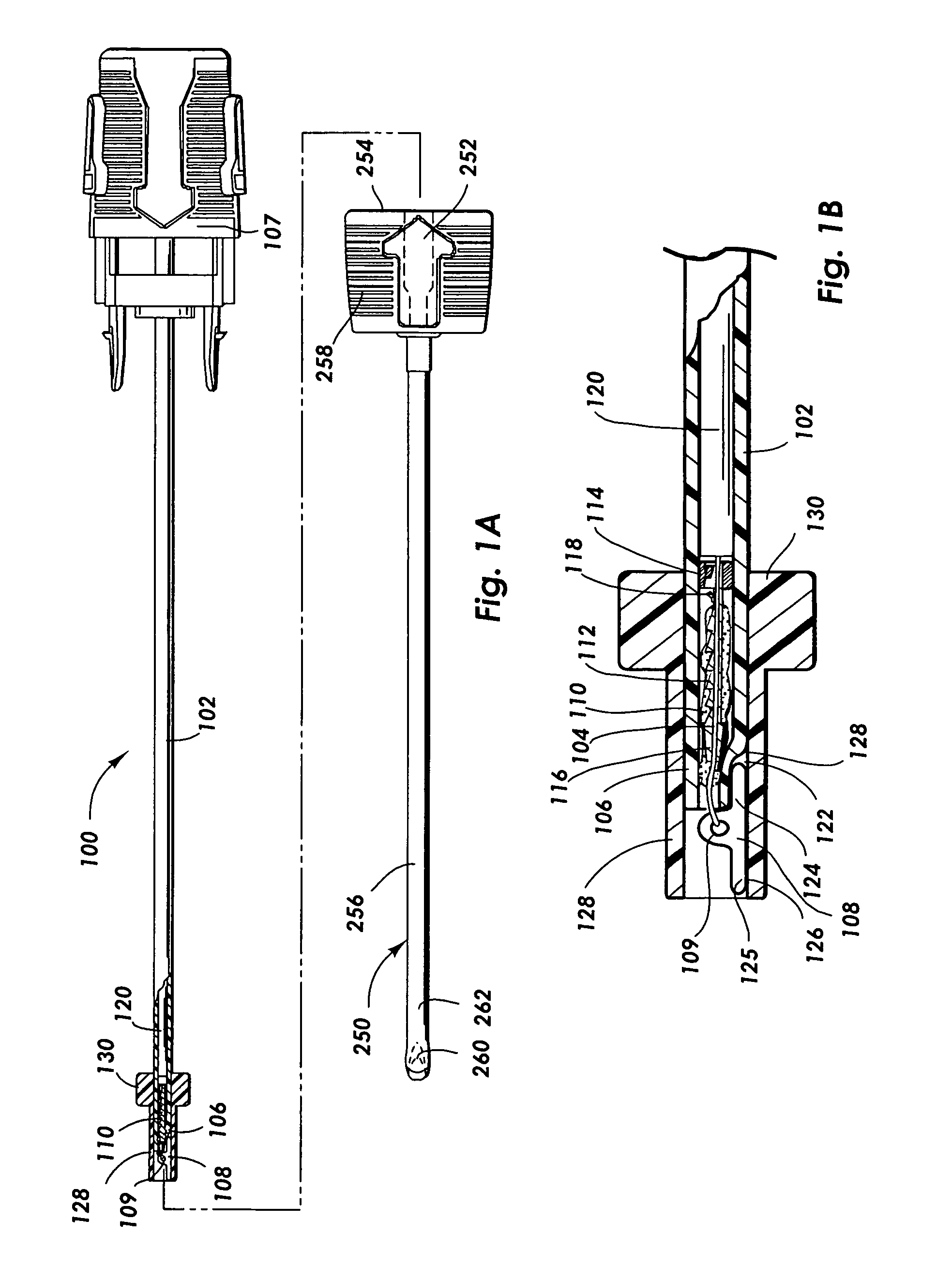 Vascular sealing device with locking hub