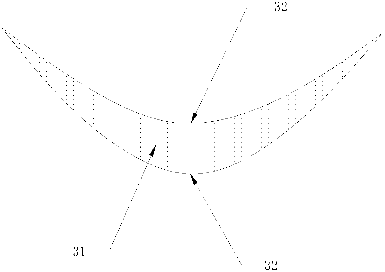 Light artificial breast and preparation method thereof