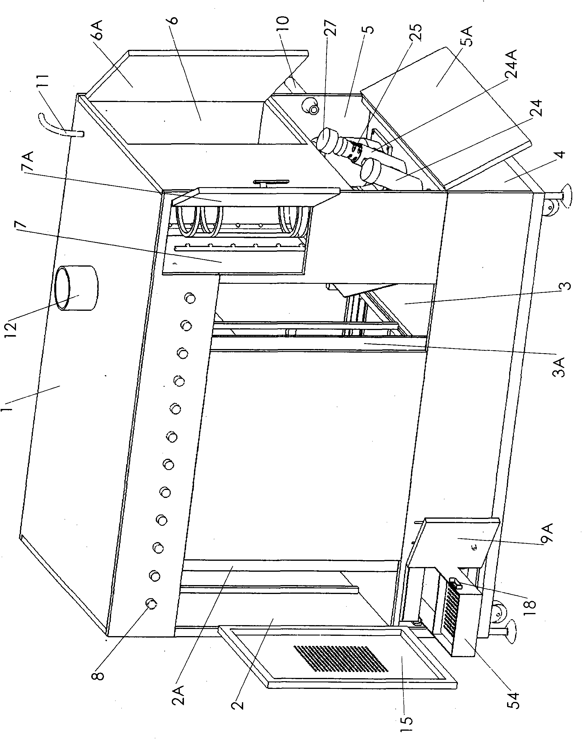 Cleaning machine for dirty marks on screens