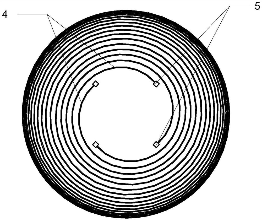 Spiral composite antenna for UHF communication