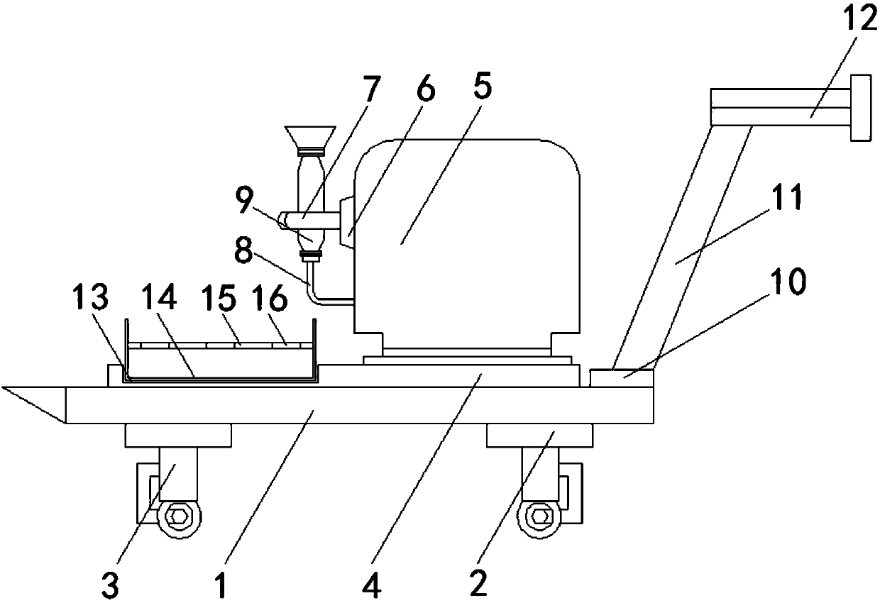 Water-saving type garden watering device