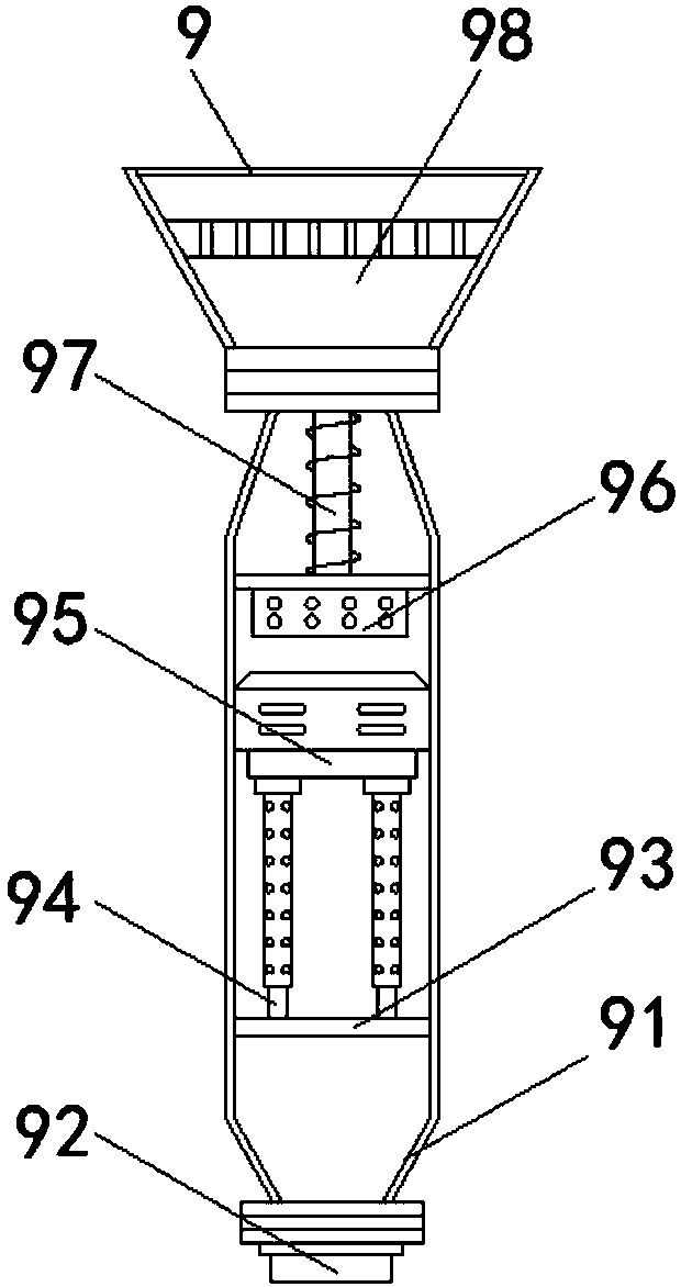 Water-saving type garden watering device