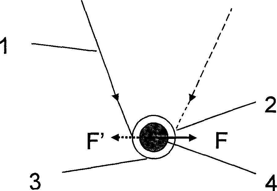 Laser cell microoperation control method and device for metal particle