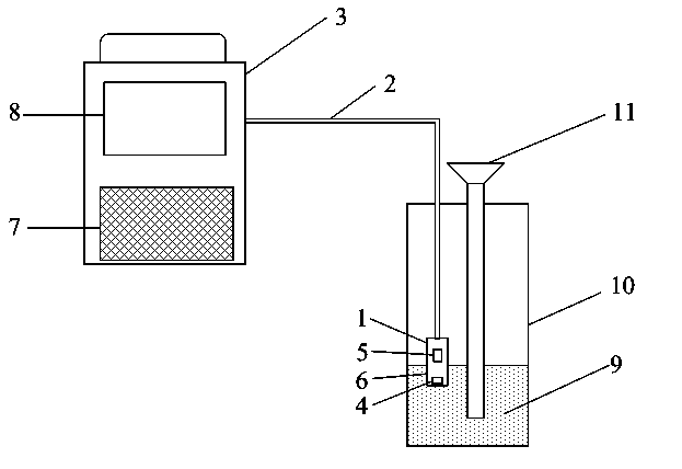 Intelligent monitoring device and method for underwater concrete pouring elevation