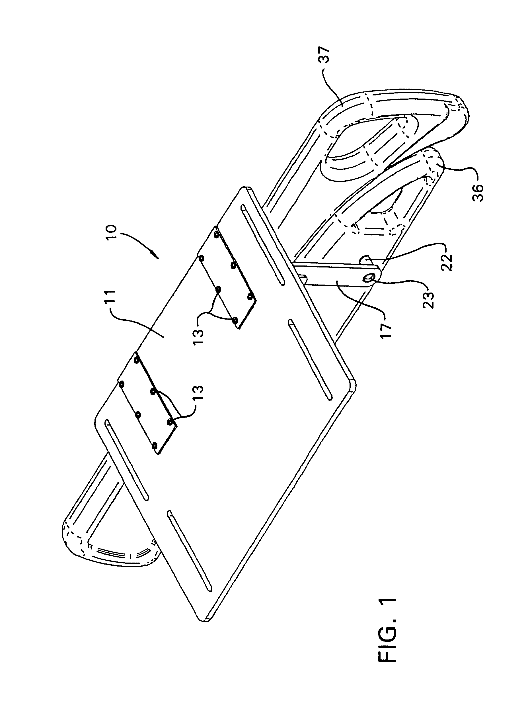 Collapsible siderail assembly