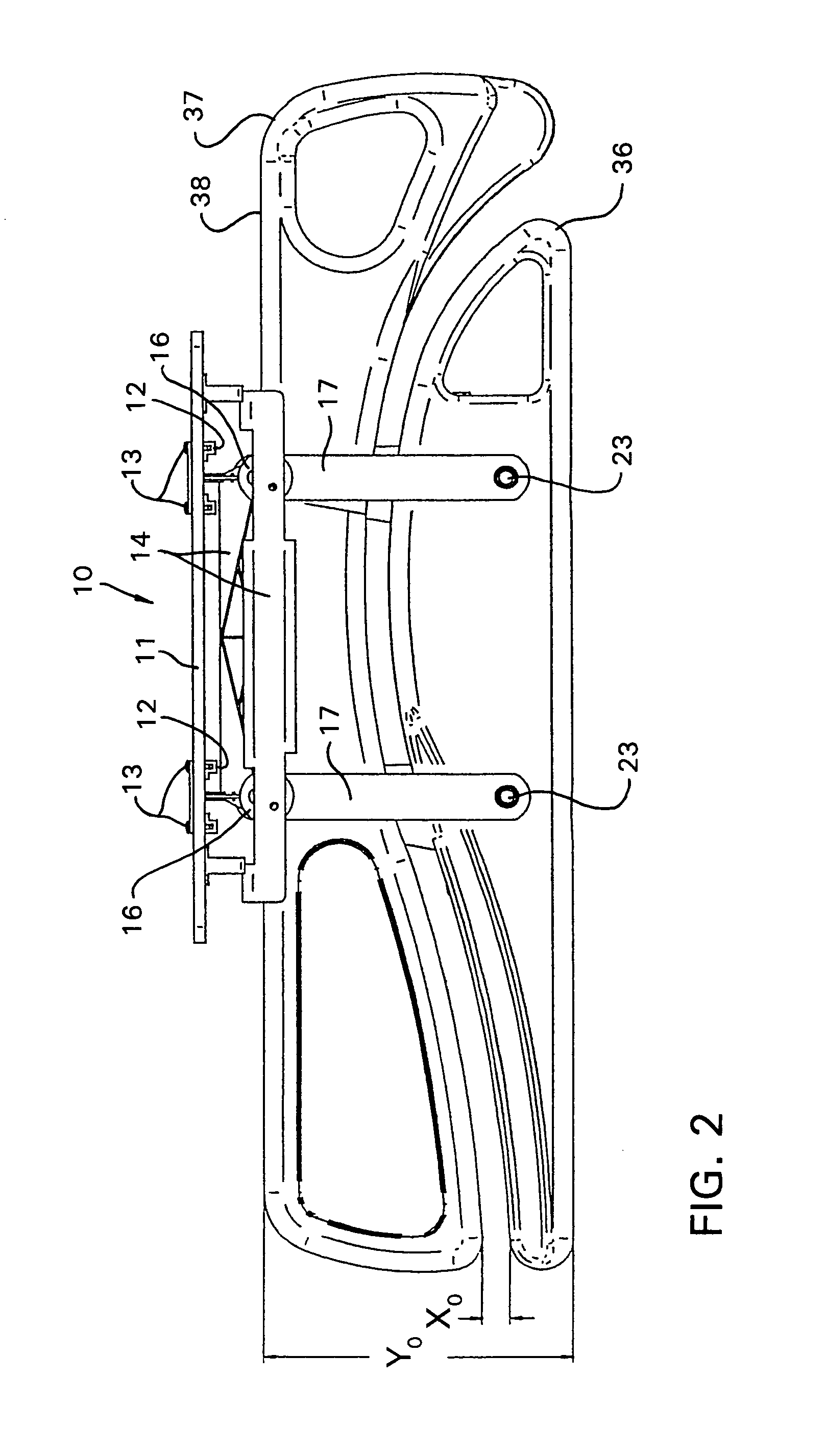 Collapsible siderail assembly