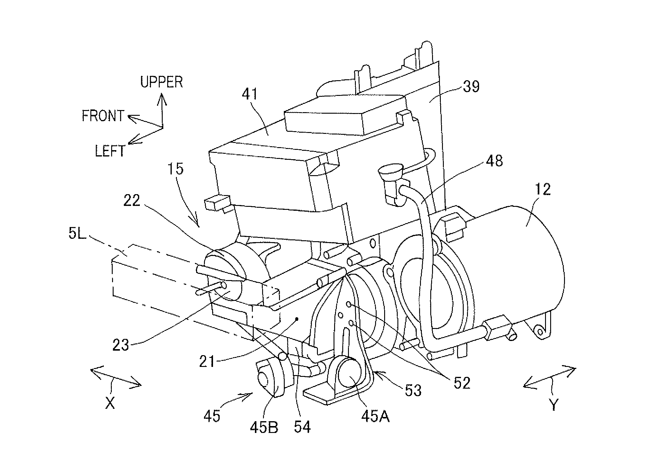 Hybrid vehicle cooling apparatus