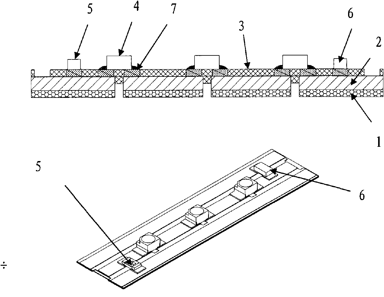 Single-sided circuit board made by arranging flat wires side by side and making method thereof