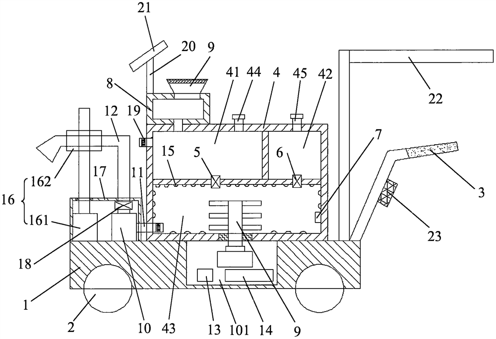 Agricultural water-saving irrigation system