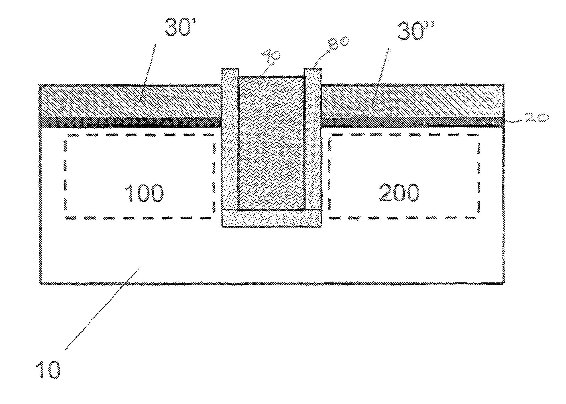 Structure and method to minimize regrowth and work function shift in high-k gate stacks