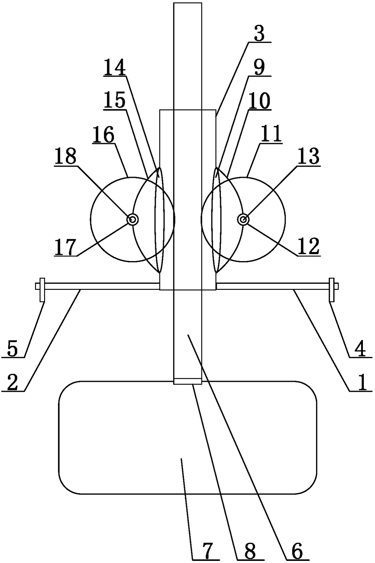 Ceiling-hung type intelligent test paper constructing system