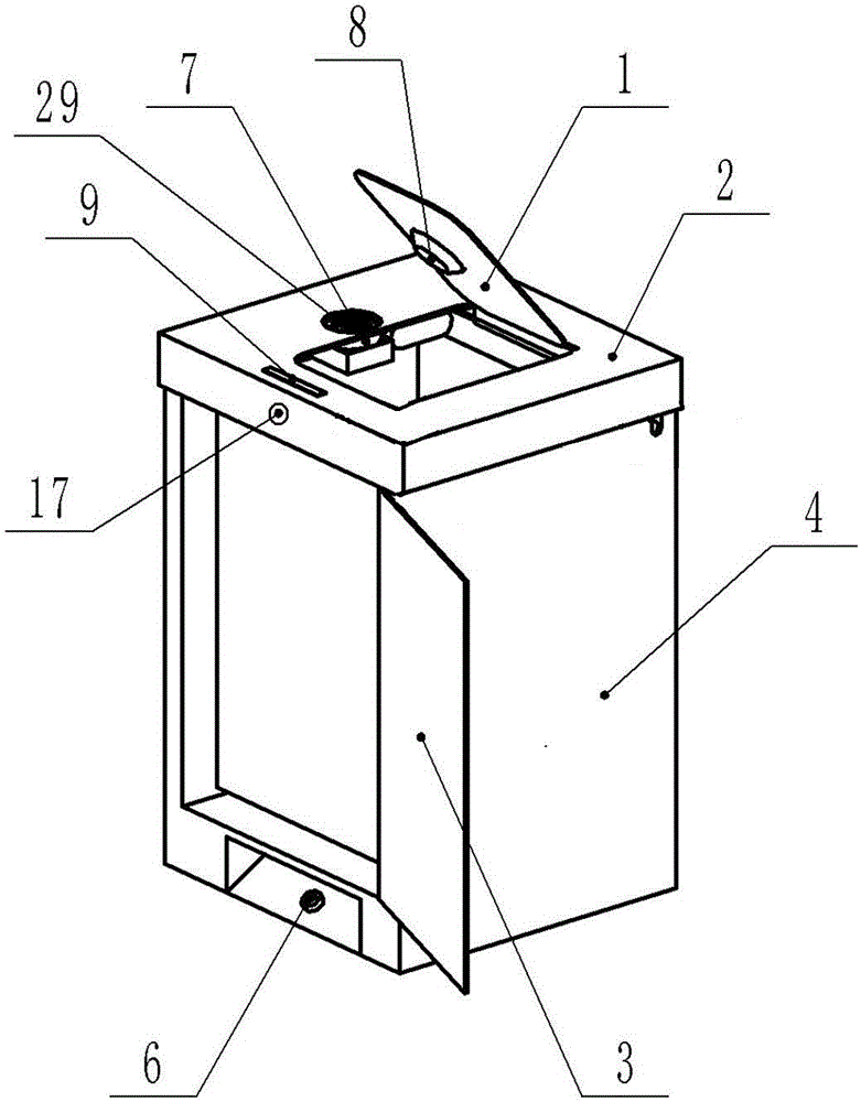 Automatic bag change deodorization detection disinfection trash can