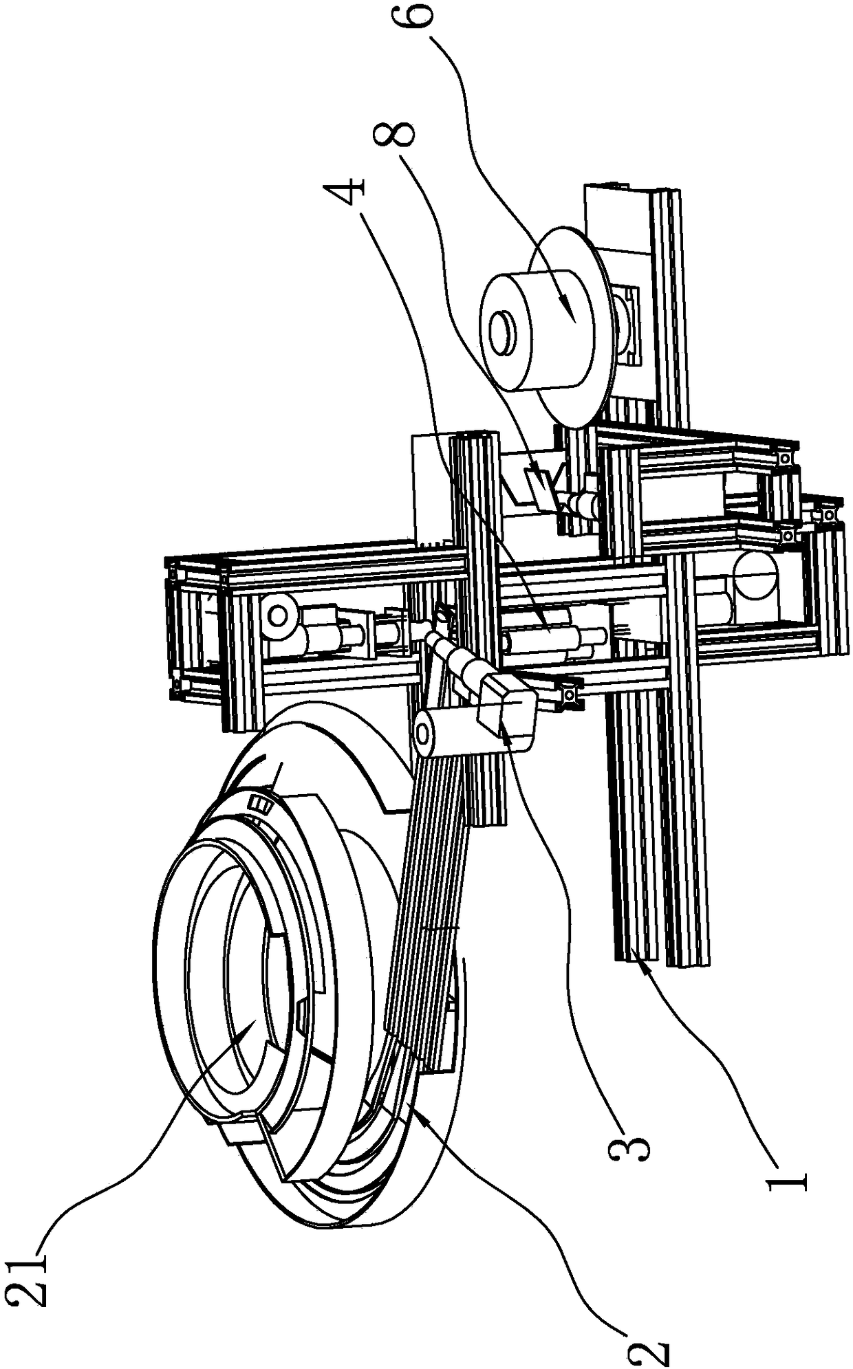 A coin sorting and packaging machine with a base coin auxiliary mechanism