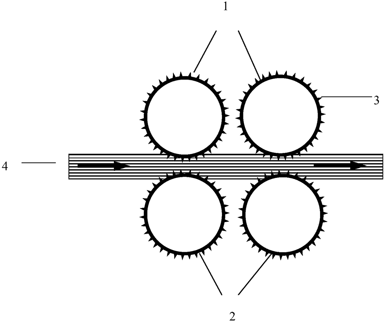 Wood surface minimally invasive device and wood surface treatment method