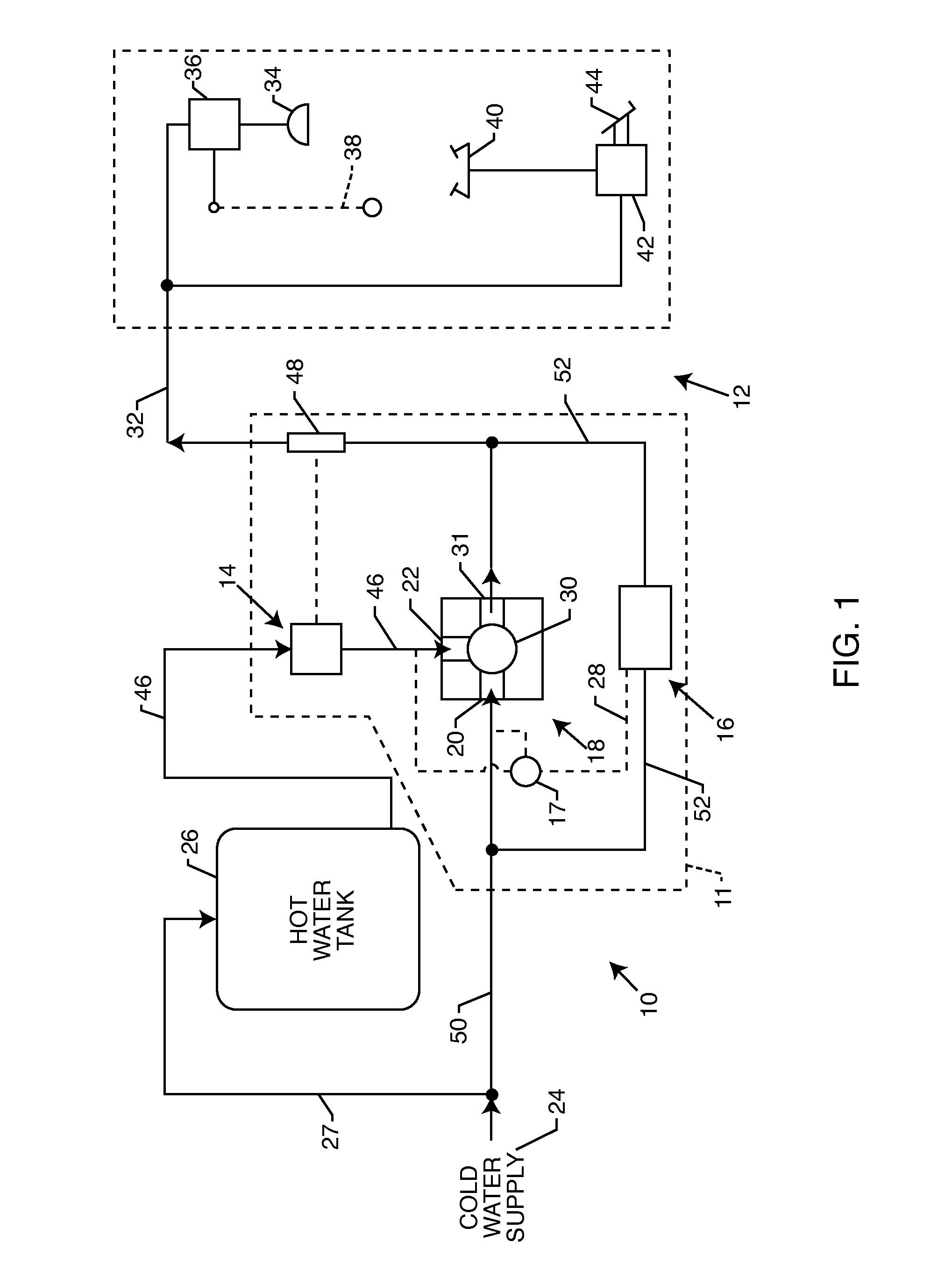 Thermostatic mixing valve unit