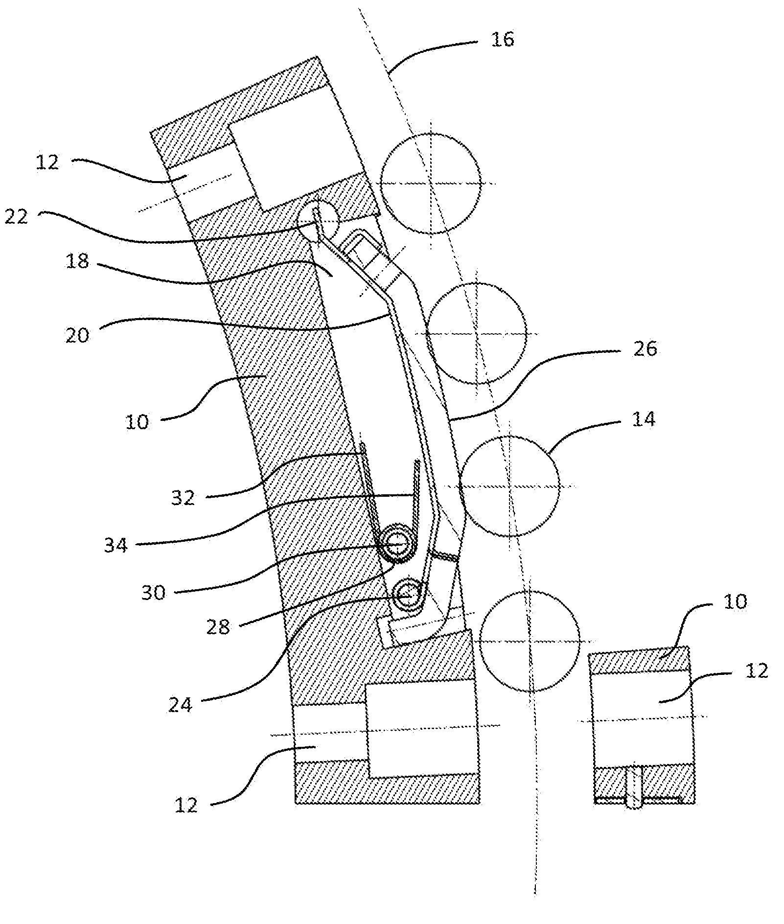 Rotor for a rotary press