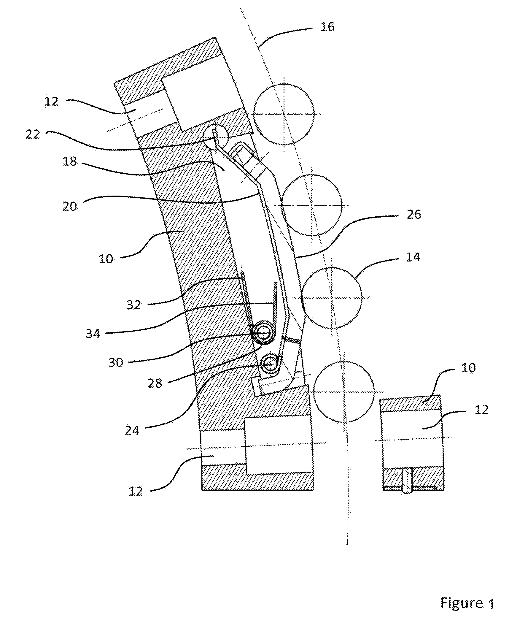 Rotor for a rotary press