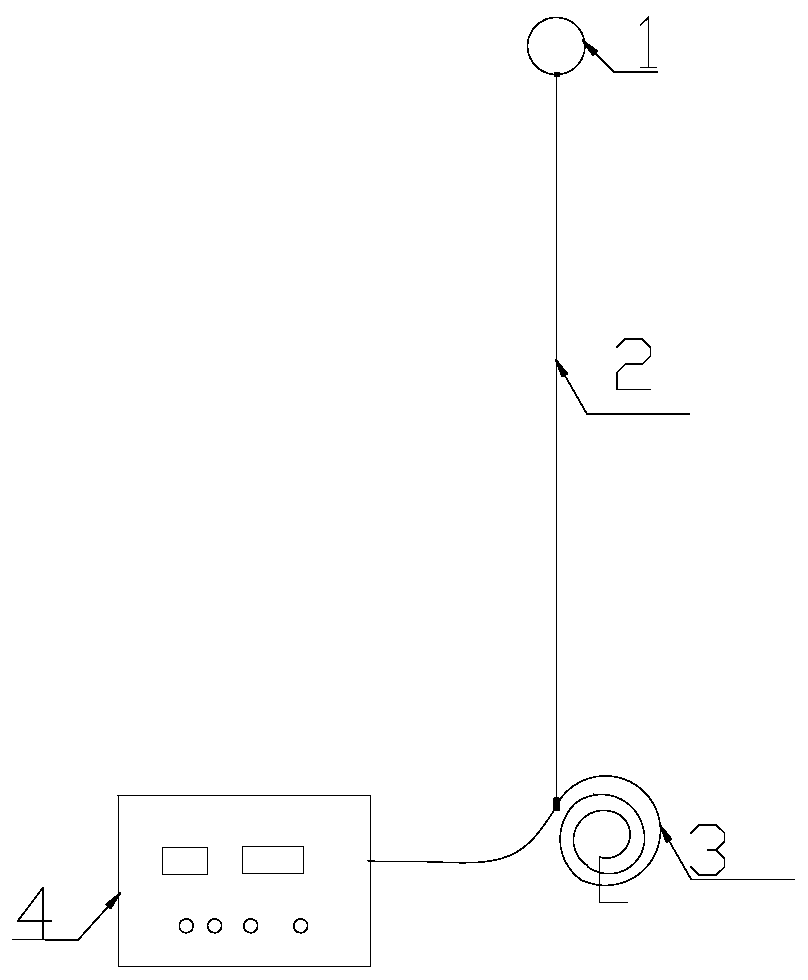 Liquid level tracking type multi-point temperature measuring device and manufacturing method thereof