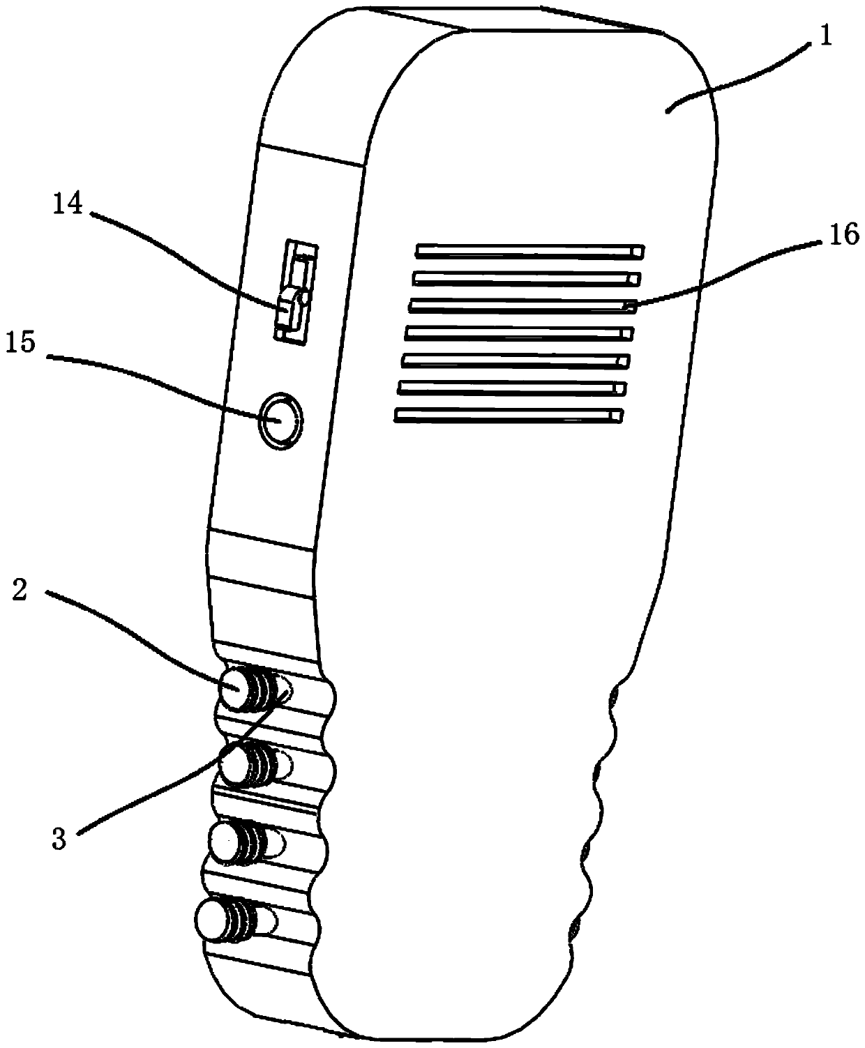 Rapid detection device of plant germs