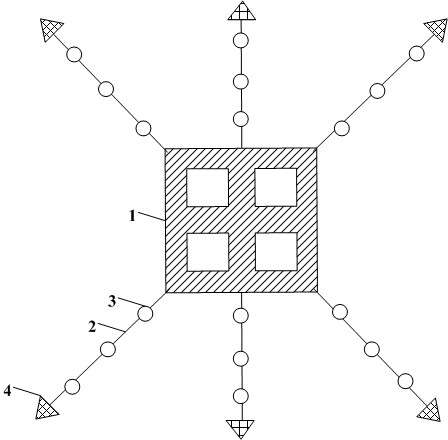 A sea test device for uranium extraction from seawater