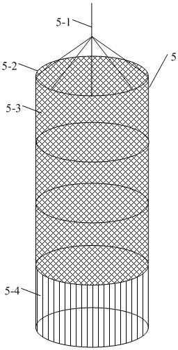 A sea test device for uranium extraction from seawater