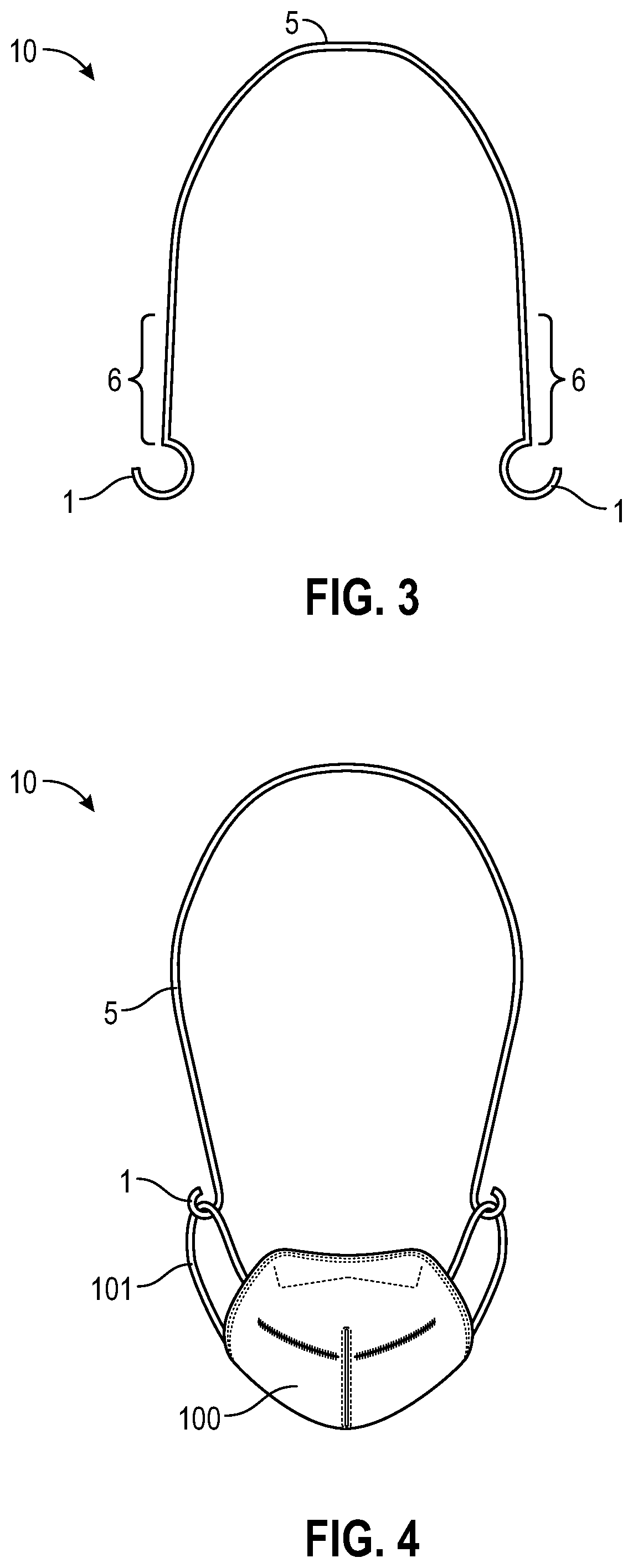 Facelace face mask holder