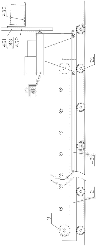 Using method of logistics collecting and stacking system suitable for freight containers