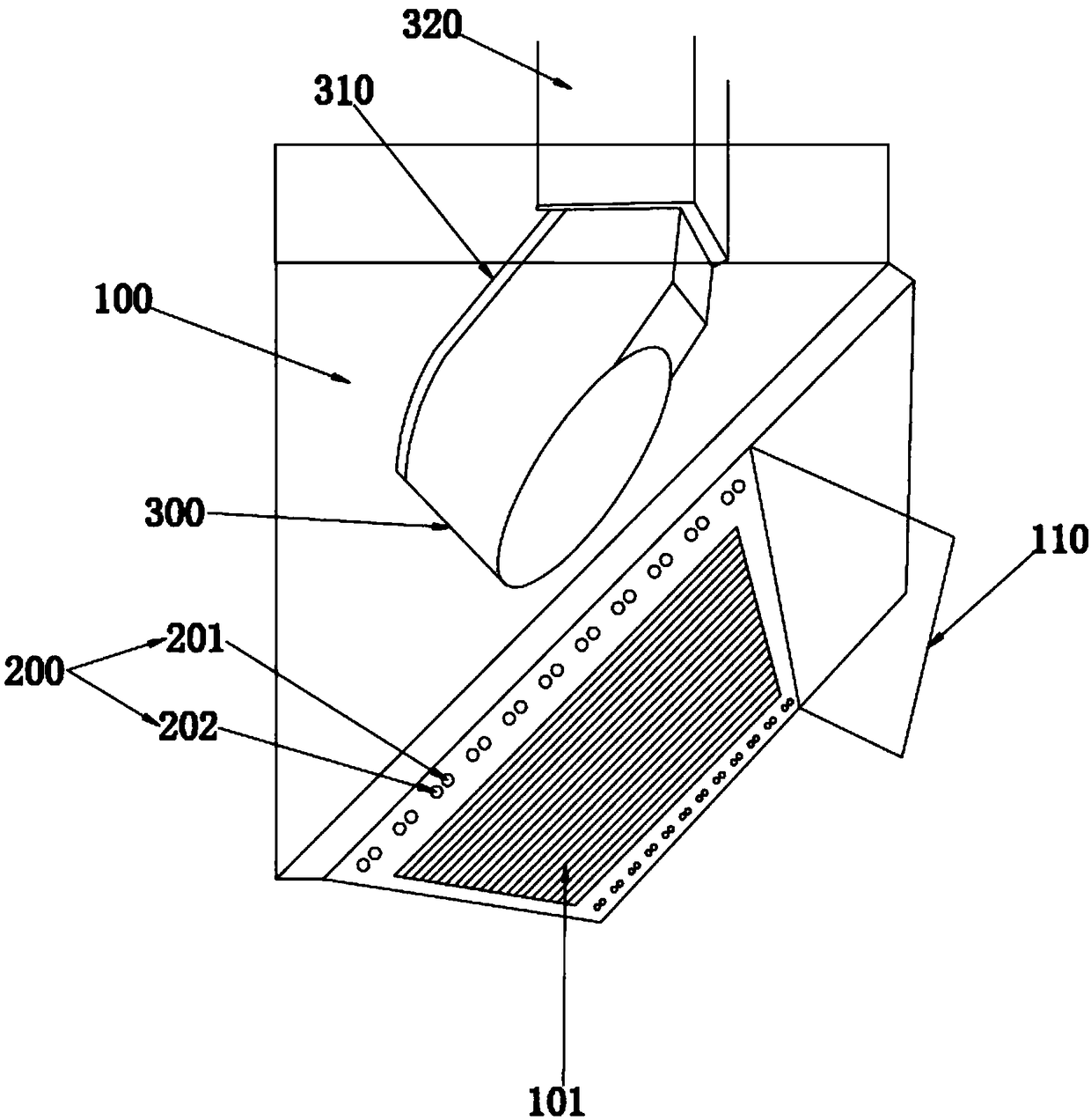 Internet intelligent oil smoke exhaust ventilator