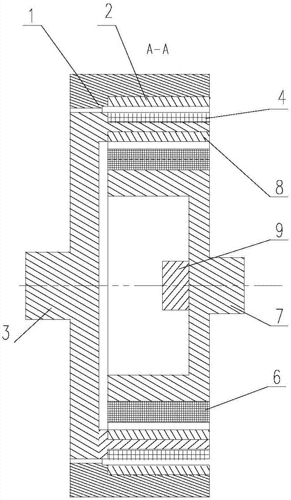 Permanent-magnet speed governor with fixed magnetic gap