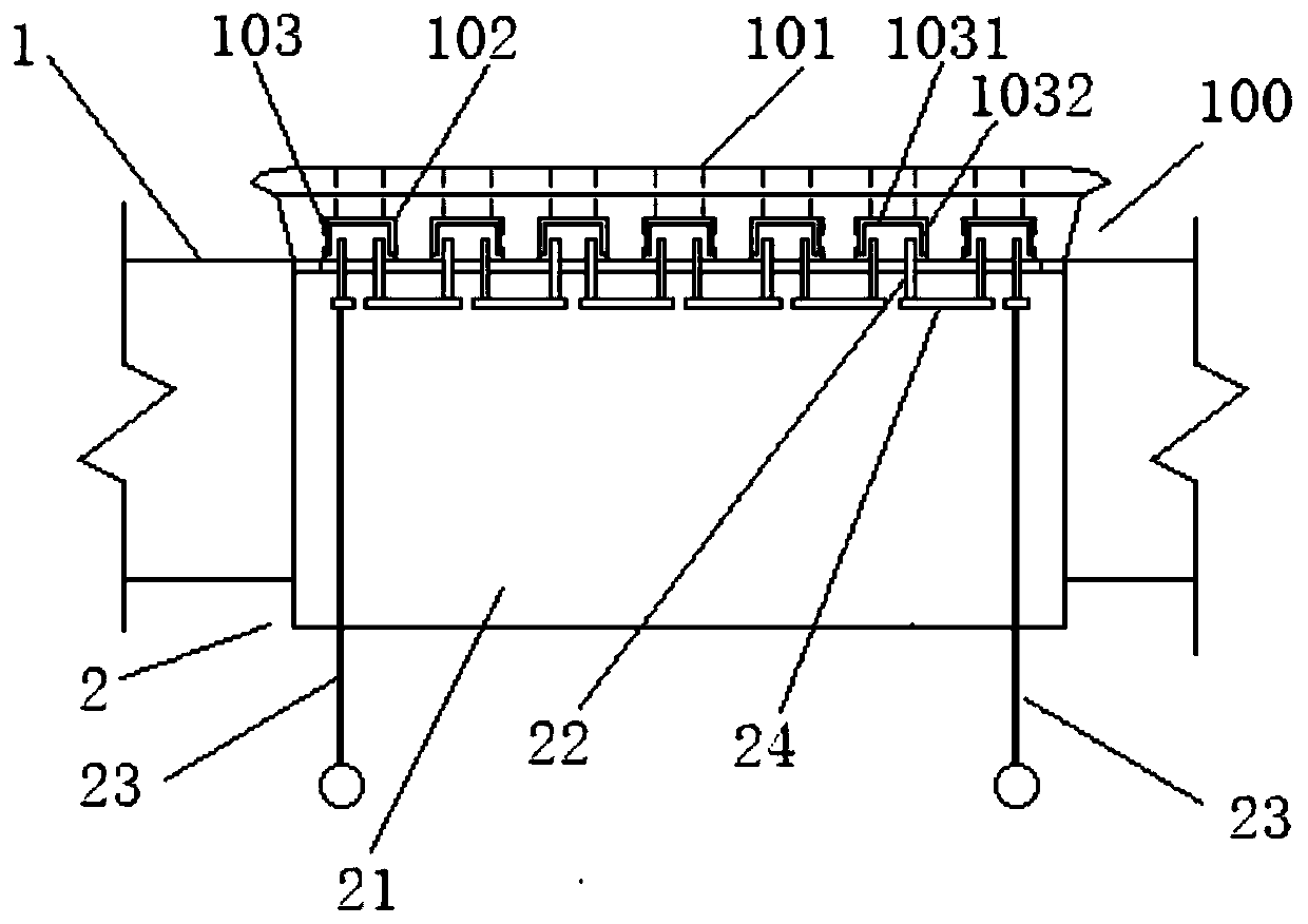 Medical anastomat detection device