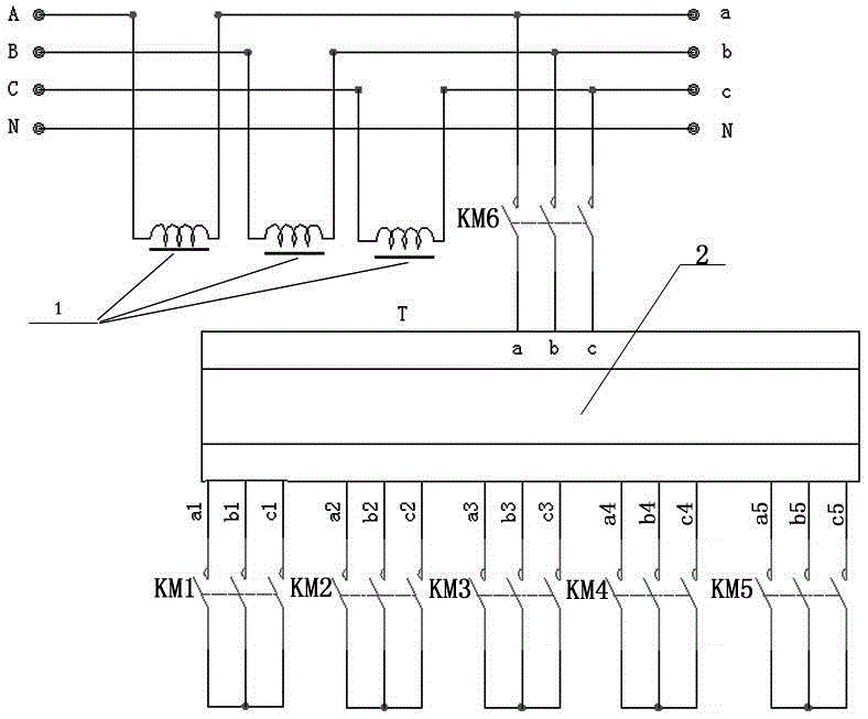 High-voltage electricity saving system